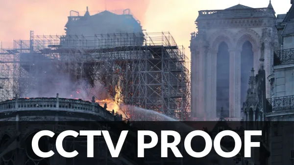 Notre Dame Fire CCTV PROOF of DEW, Media Reports Before it Happened