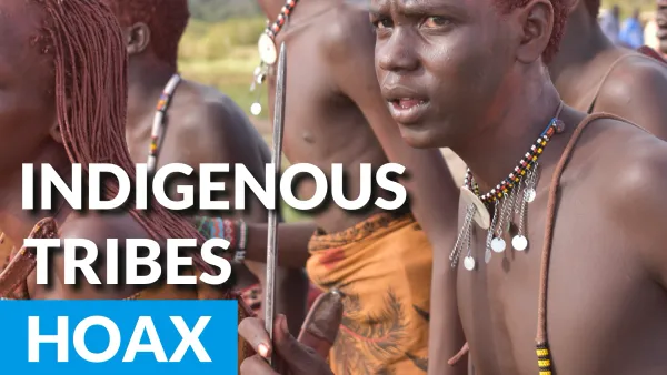 Fake Indigenous Tribes: Clean Shaven & Fresh Haircut