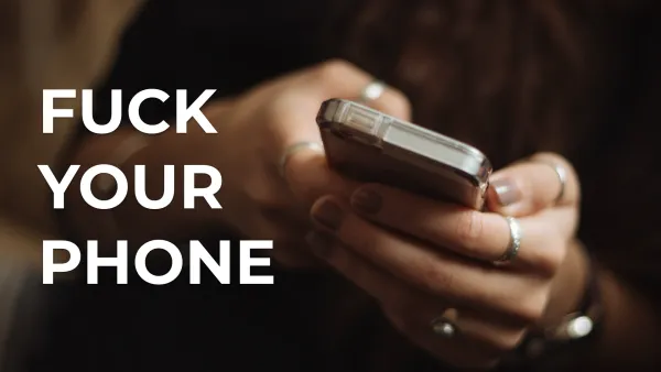 Fuck Your Phone! Mobile Use During Conversations